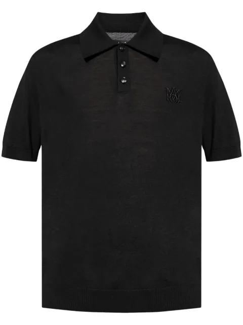 AMIRI logo-embroidered polo shirt