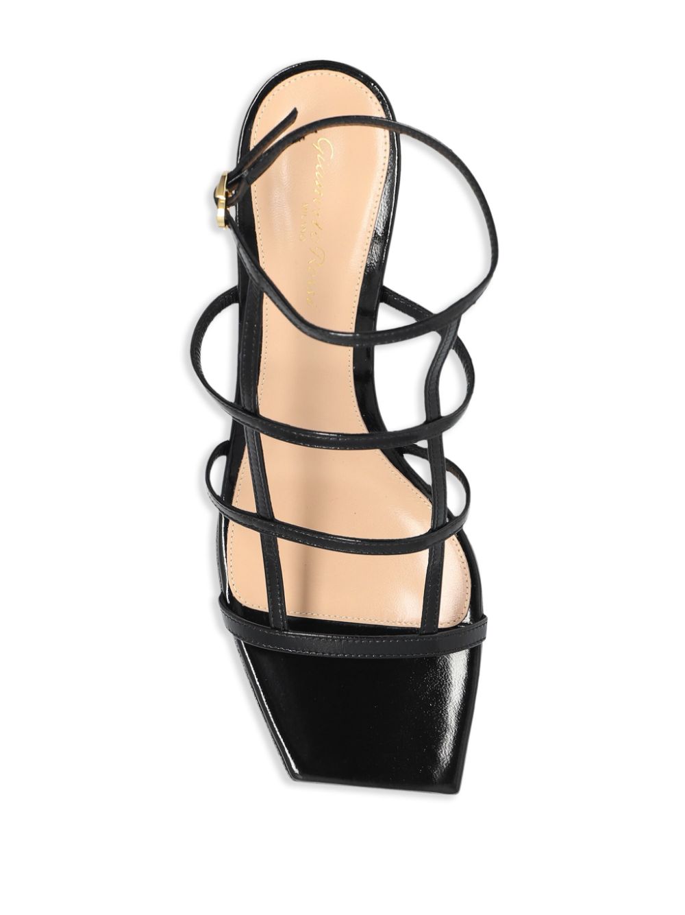 Gianvito Rossi Mondry leren sandalen 55 mm Zwart