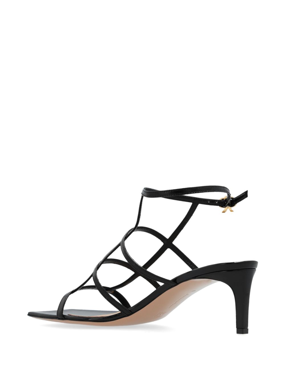 Gianvito Rossi Mondry leren sandalen 55 mm Zwart