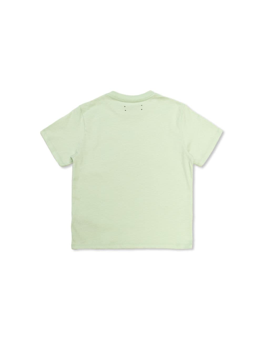 AMIRI KIDS Katoenen T-shirt met print - Groen
