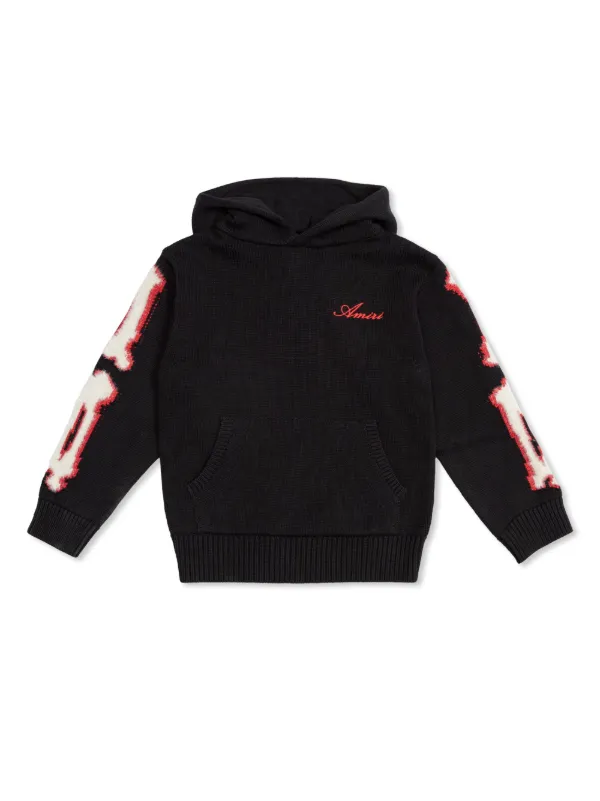 AMIRI KIDS ロゴ パーカー | ブラック | FARFETCH JP