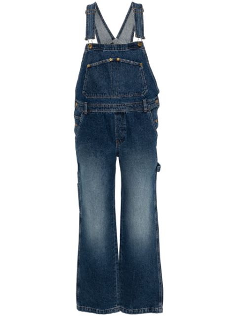 A.P.C. Nelle square-neck denim jumpsuit Women