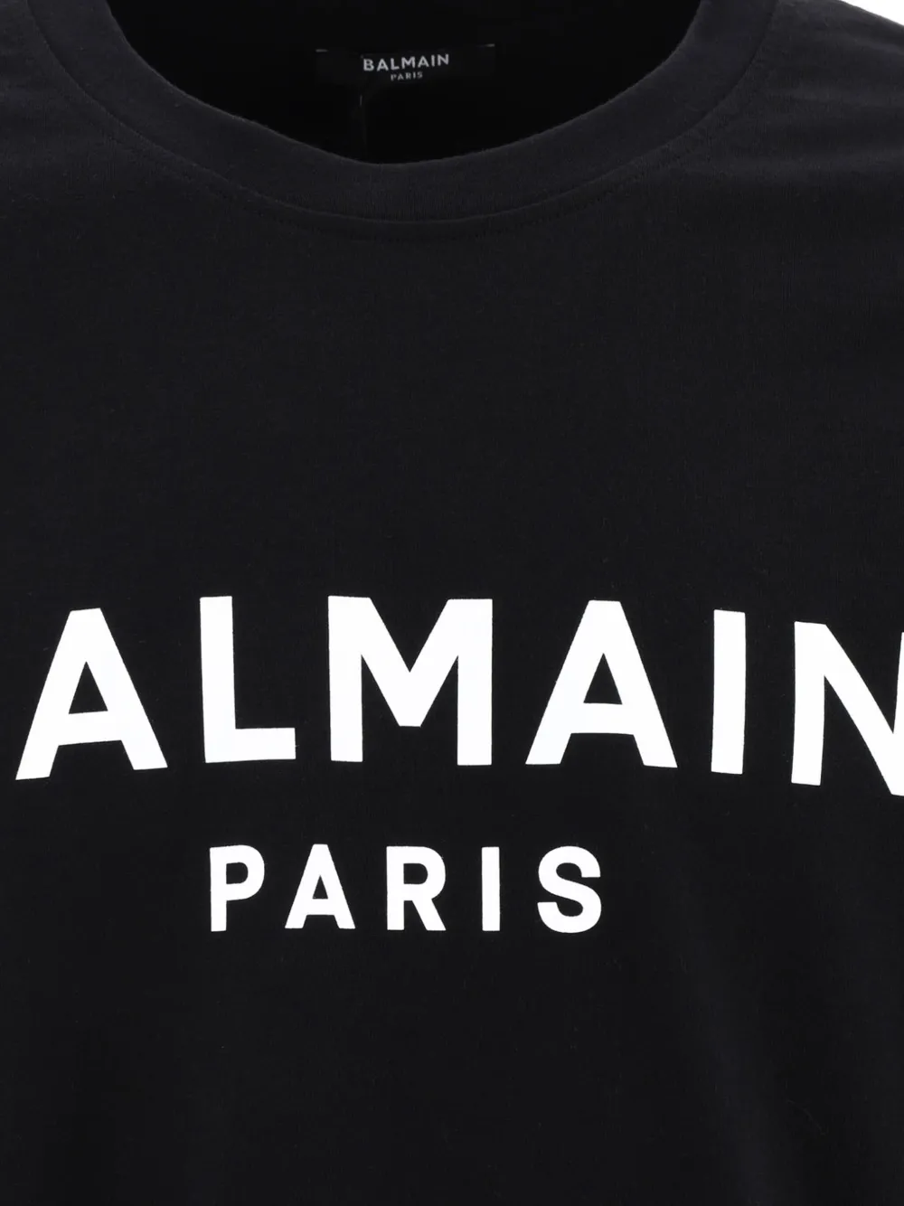 Balmain T-shirt met logoprint Zwart