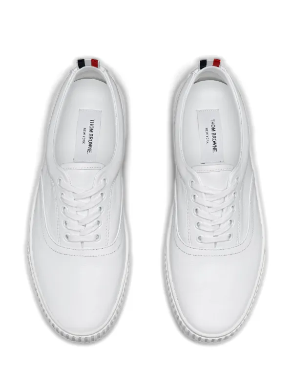 Thom Browne Heritage スニーカー | ホワイト | FARFETCH JP