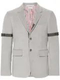 Thom Browne single-breasted corduroy blazer - Grey