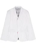 Thom Browne single-breasted striped blazer - Grey