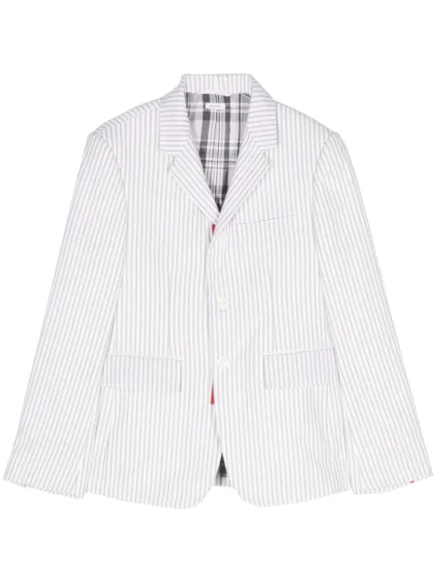 Thom Browne blazer con motivo de rayas y botones