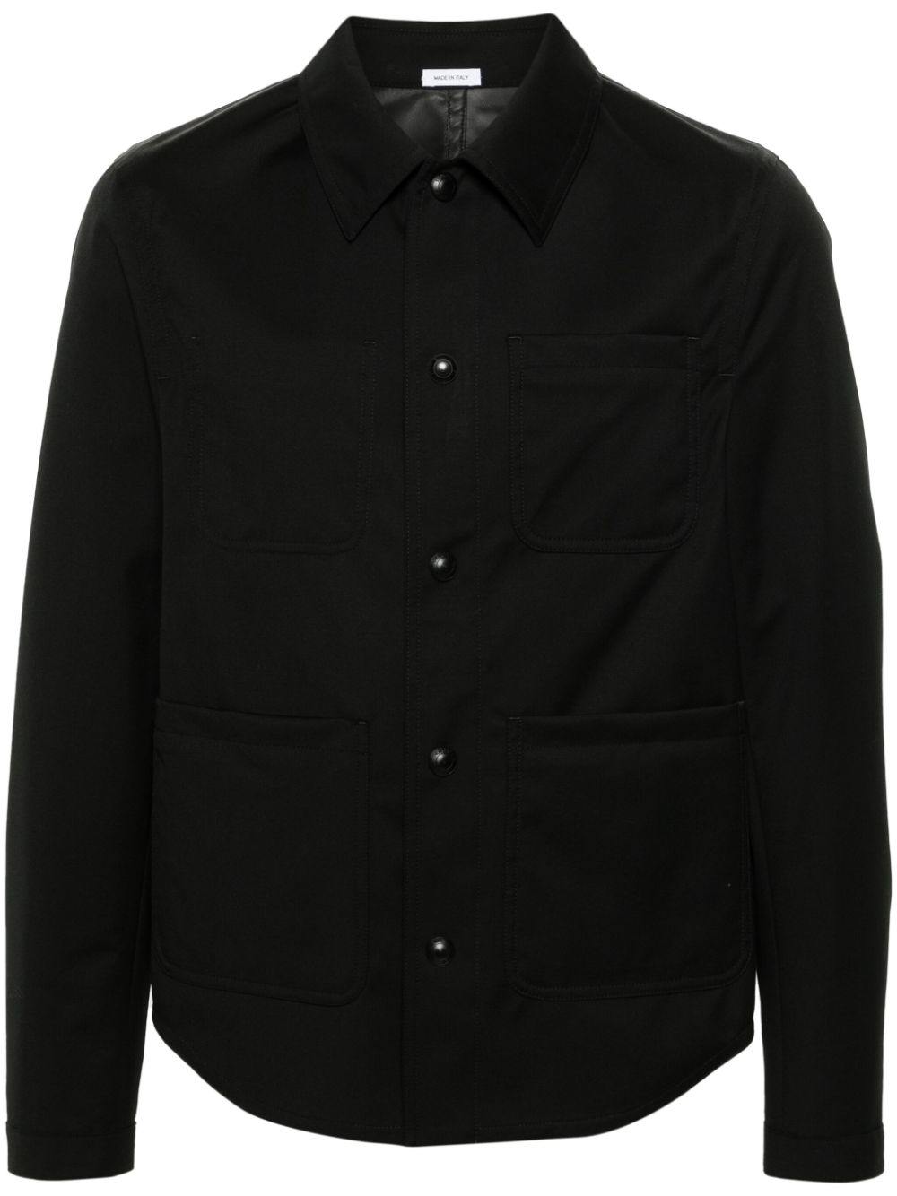 Thom Browne wool shirt jacket - Black