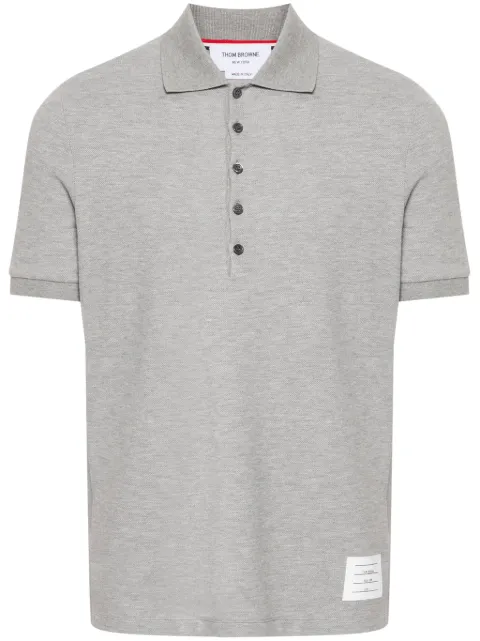 Thom Browne 4-Bar cotton polo shirt