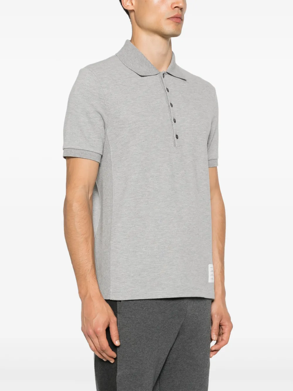Thom Browne Katoenen poloshirt Grijs