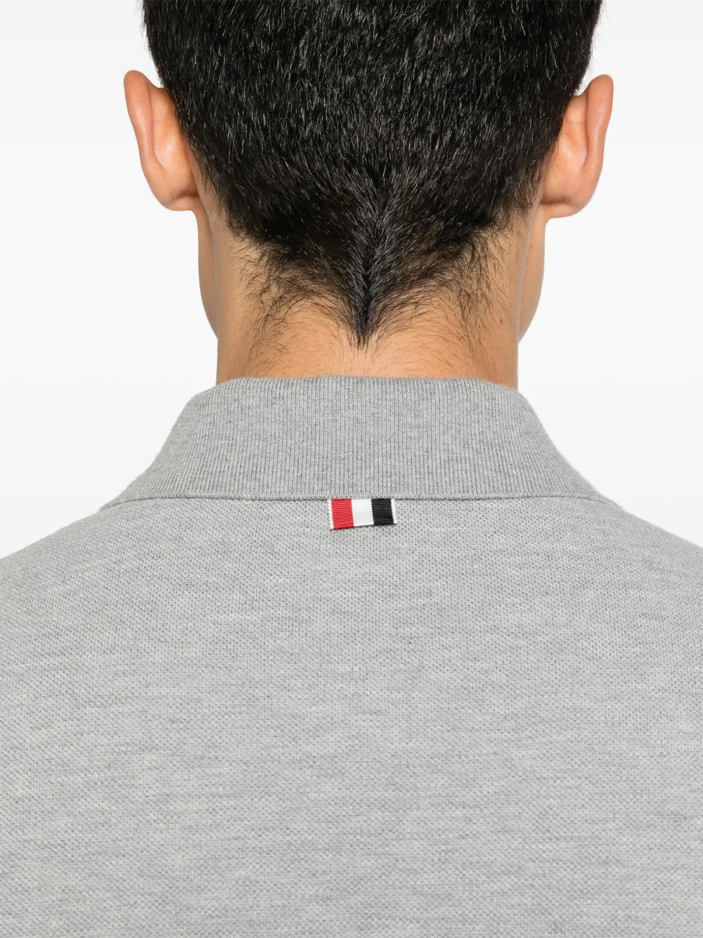 Thom Browne Katoenen poloshirt Grijs
