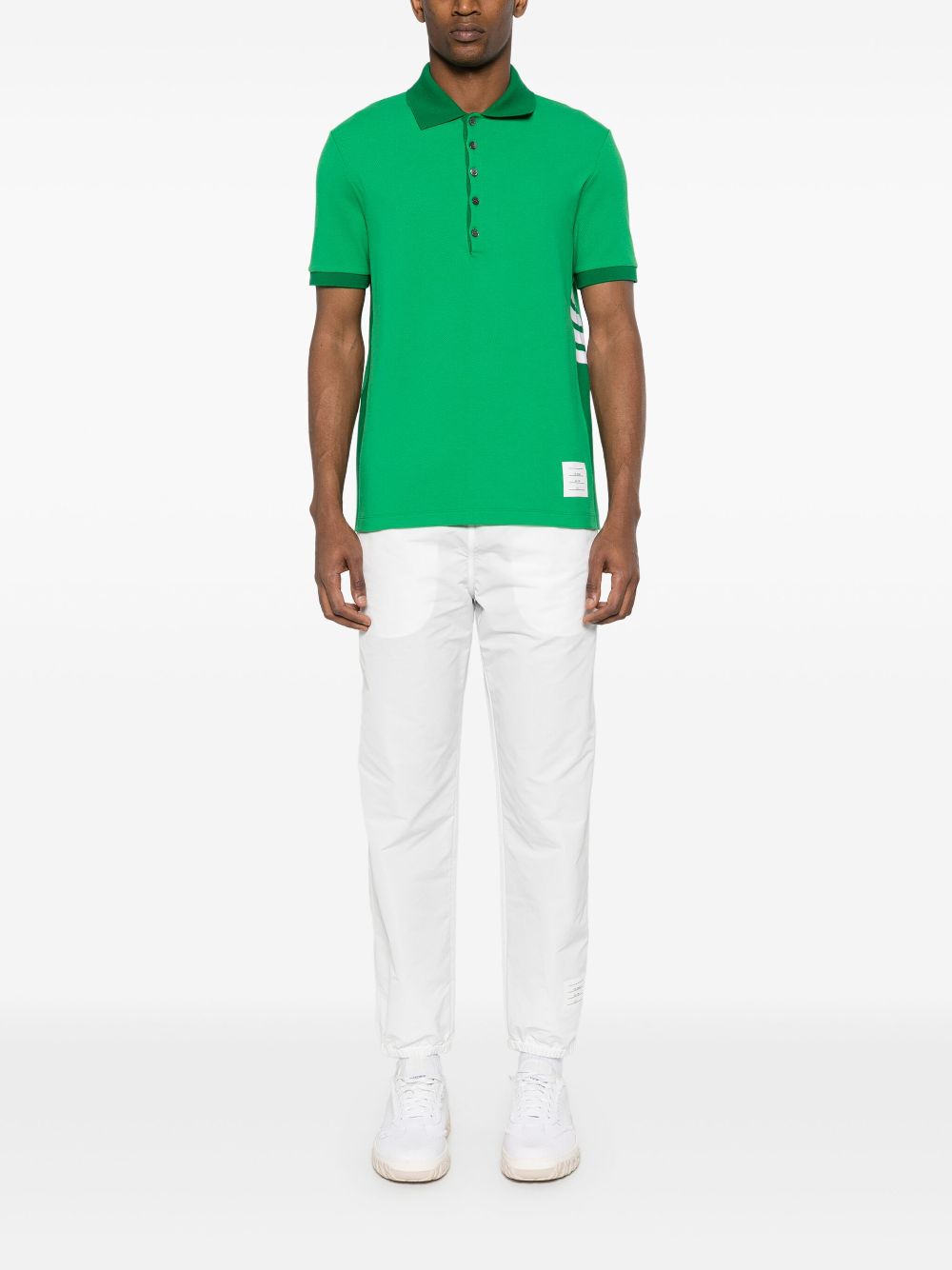 Thom Browne Katoenen poloshirt - Groen