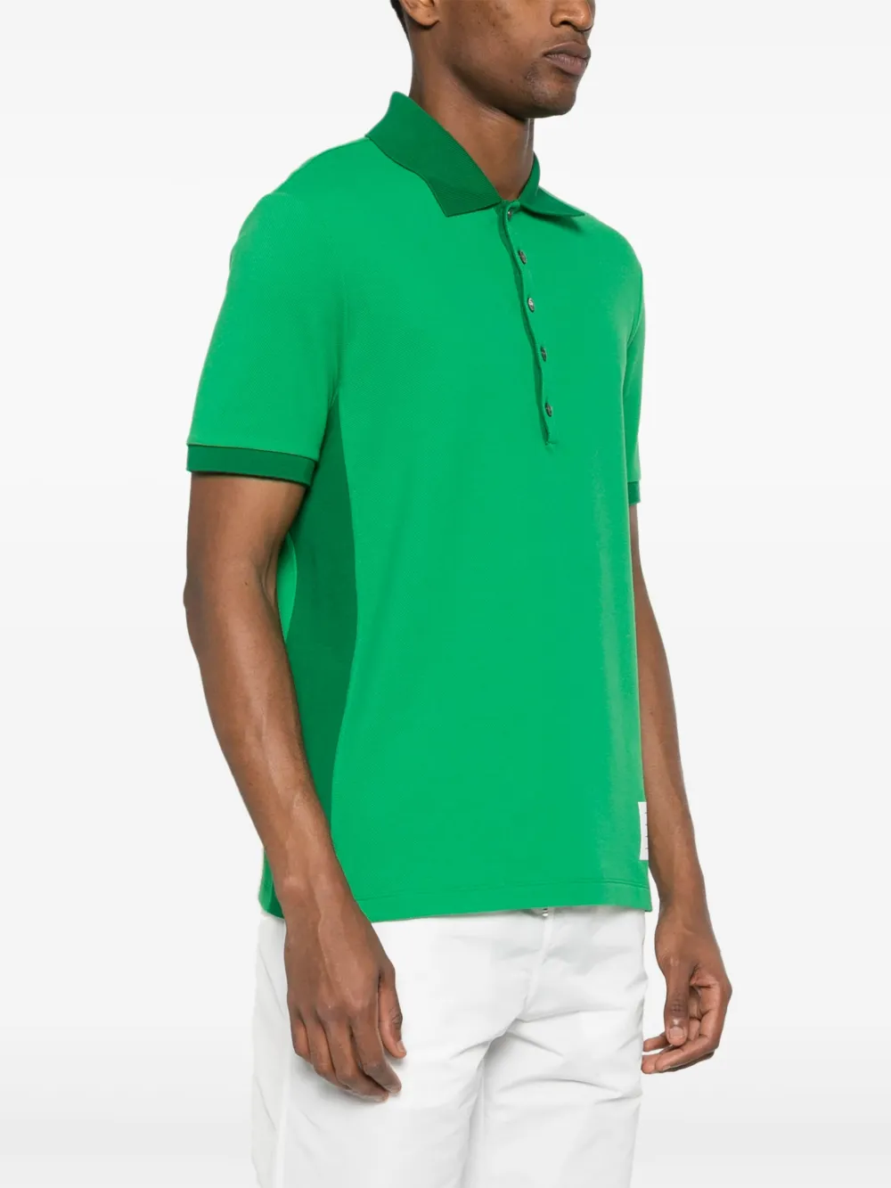 Thom Browne Katoenen poloshirt Groen