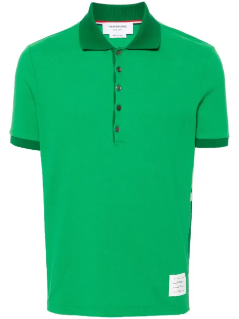 Thom Browne Poloshirt mit Logo-Streifen