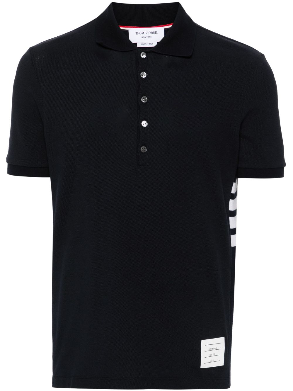 Thom Browne 4-Bar cotton polo shirt - Blue