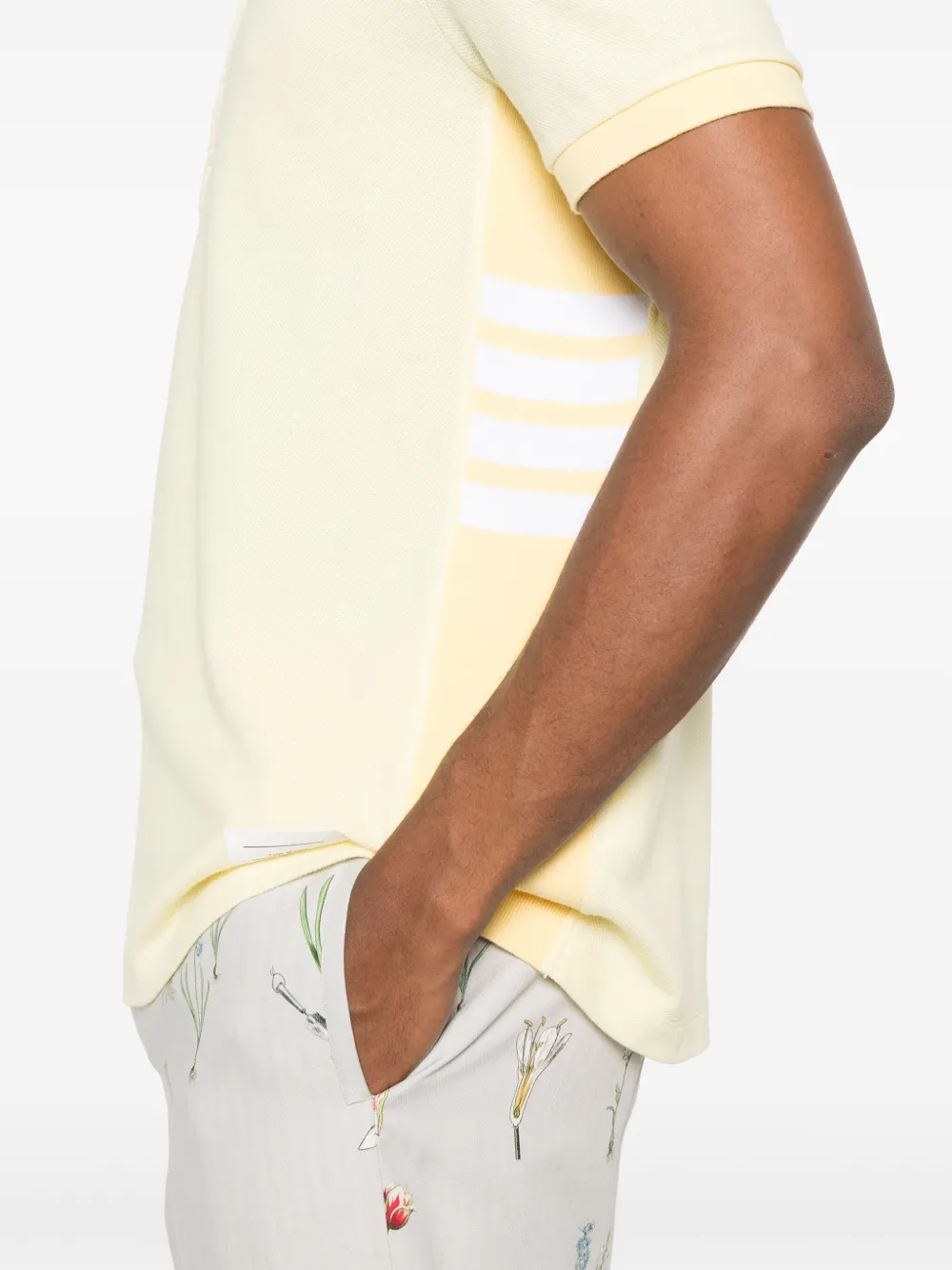 Thom Browne Katoenen poloshirt Geel
