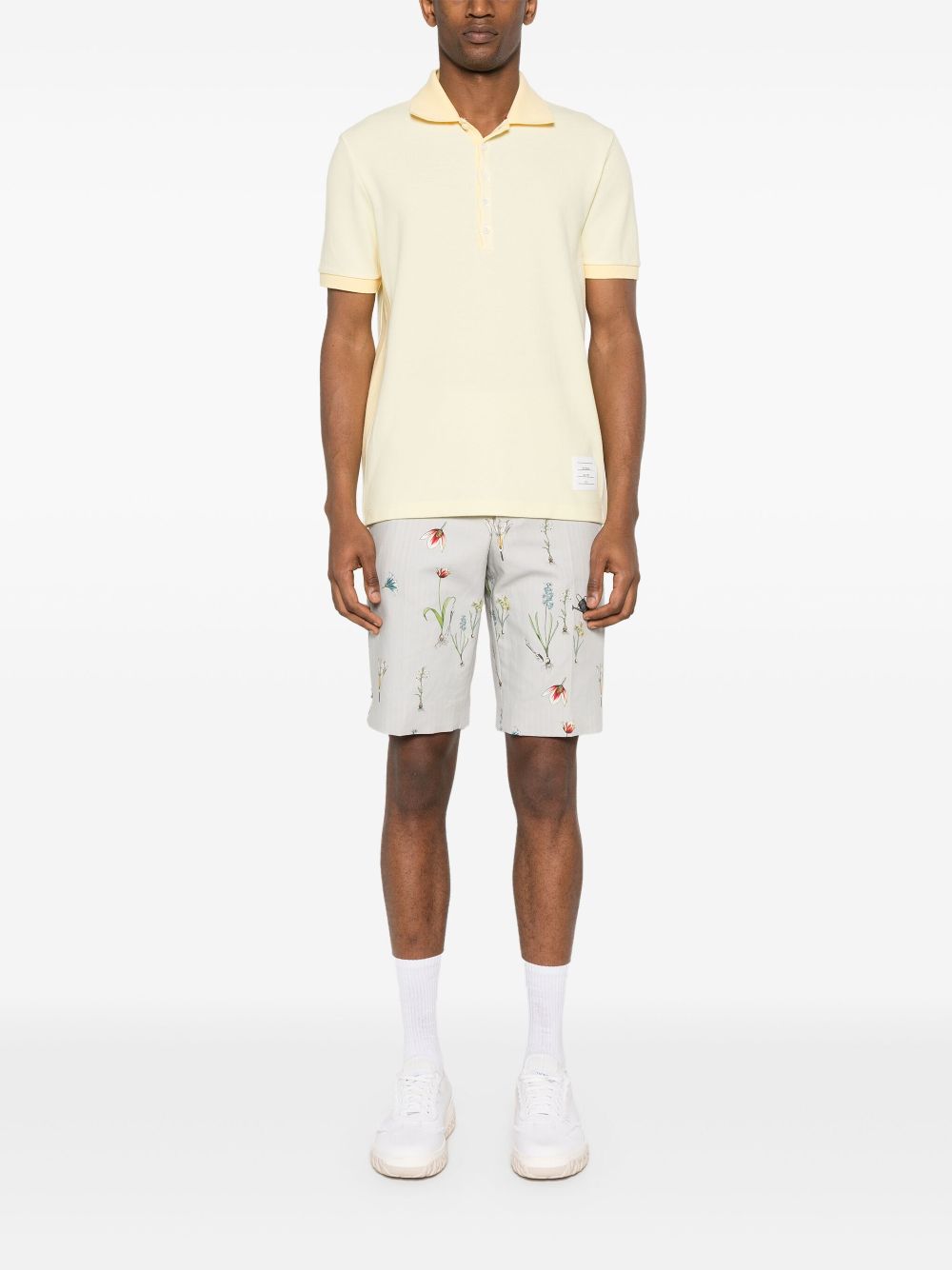 Thom Browne Katoenen poloshirt - Geel