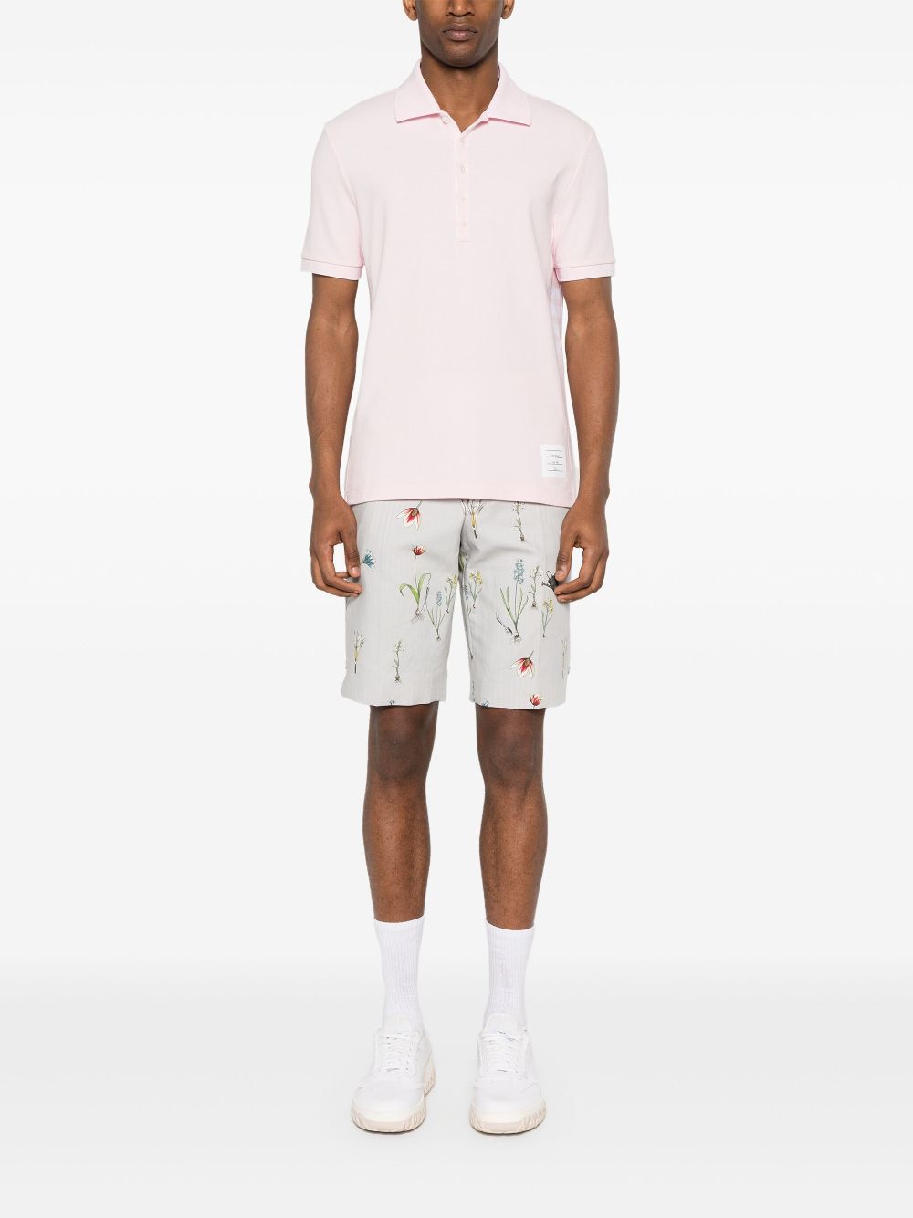 Thom Browne Katoenen poloshirt - Roze