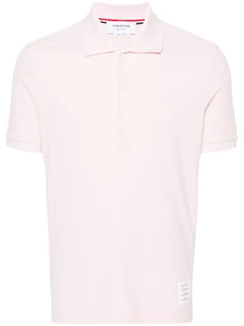Thom Browne 4-Bar cotton polo shirt