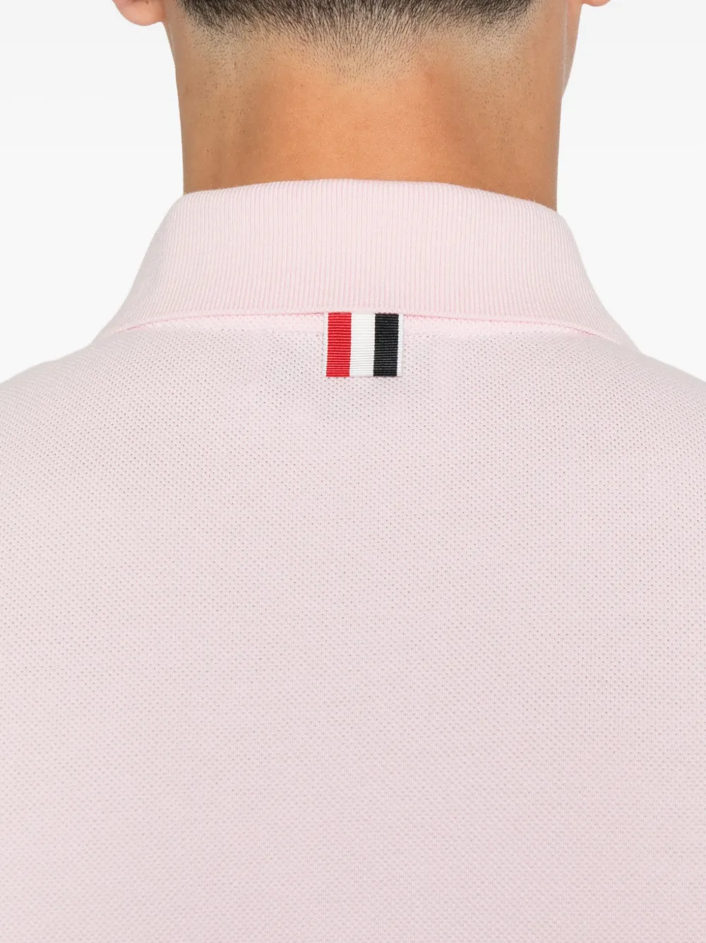 Thom Browne Katoenen poloshirt Roze