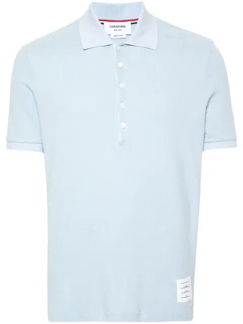 Thom Browne 4-Bar cotton polo shirt