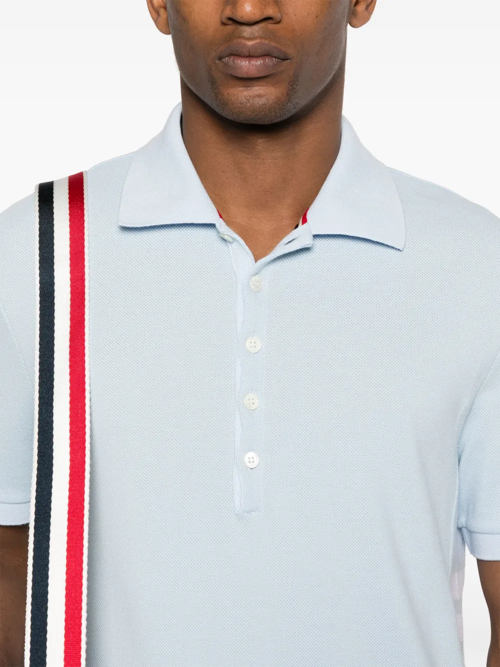 Thom Browne Katoenen poloshirt Blauw