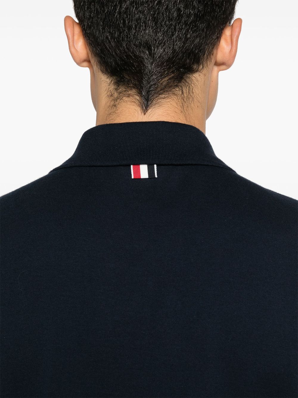 Thom Browne Poloshirt met RWB-streep Blauw