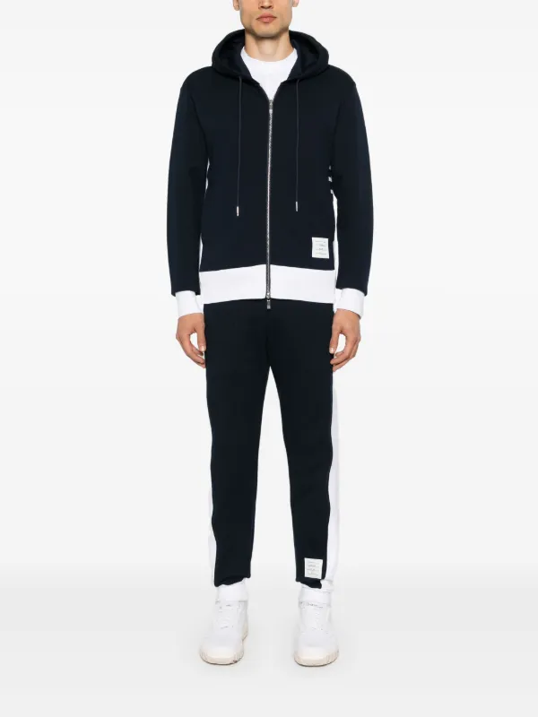 Thom Browne ミッドライズ トラックパンツ | ブルー | FARFETCH JP
