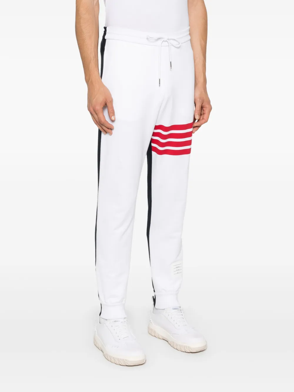 Thom Browne Pantaloni sportivi con dettaglio a 4 righe | Pantaloni | Image 3