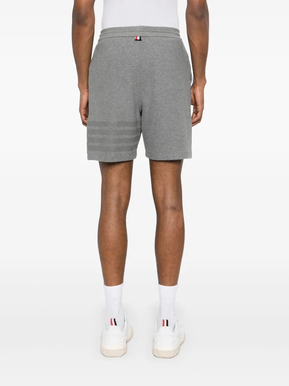 Thom Browne Gestreepte shorts Grijs