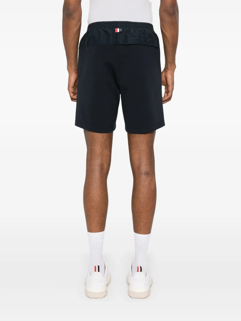 Thom Browne Mid waist trainingsshorts Blauw