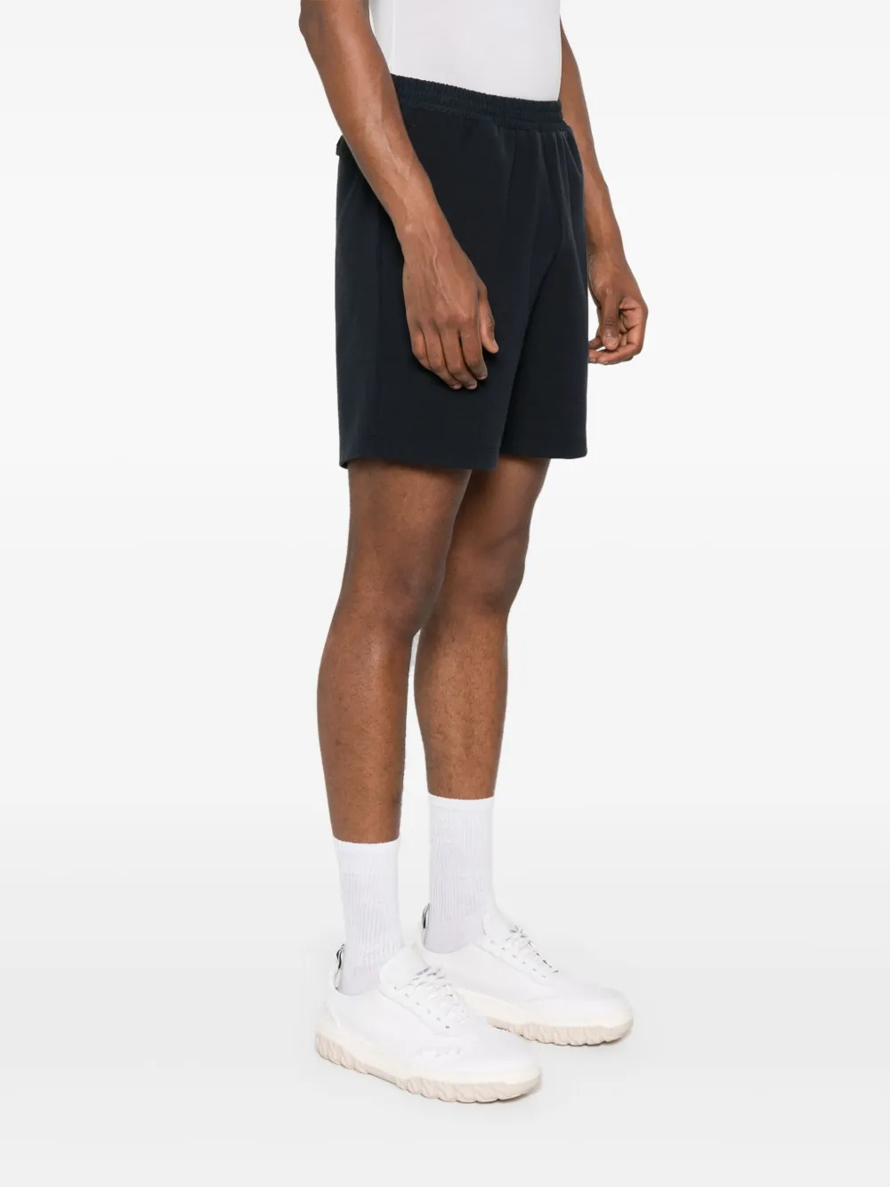 Thom Browne Mid waist trainingsshorts Blauw