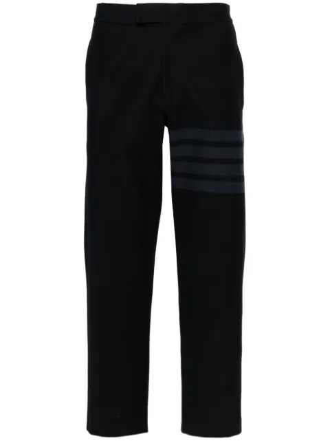 Thom Browne pantalones tapered con tiro medio
