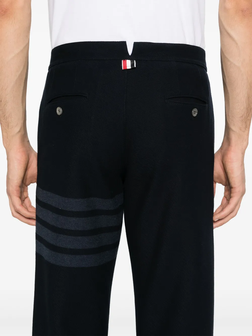 Thom Browne Broek met toelopende pijpen Blauw