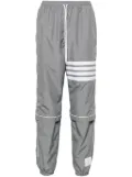 Thom Browne mid-rise ripstop track trousers - Grey