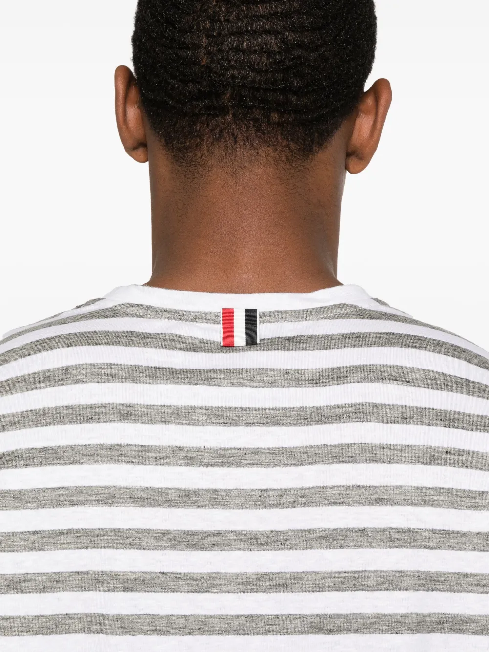 Thom Browne Gestreept T-shirt Wit