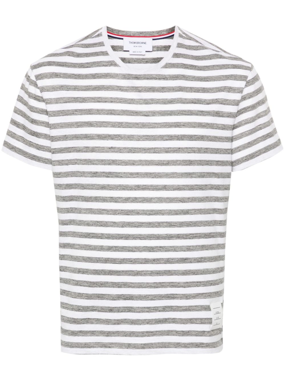 Thom Browne Gestreept T-shirt Wit