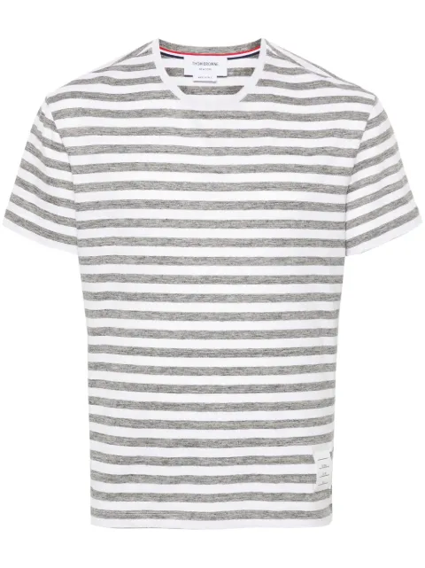Thom Browne striped linen T-shirt
