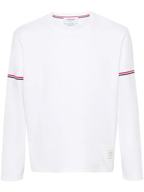 Thom Browne RWB stripe cotton T-shirt