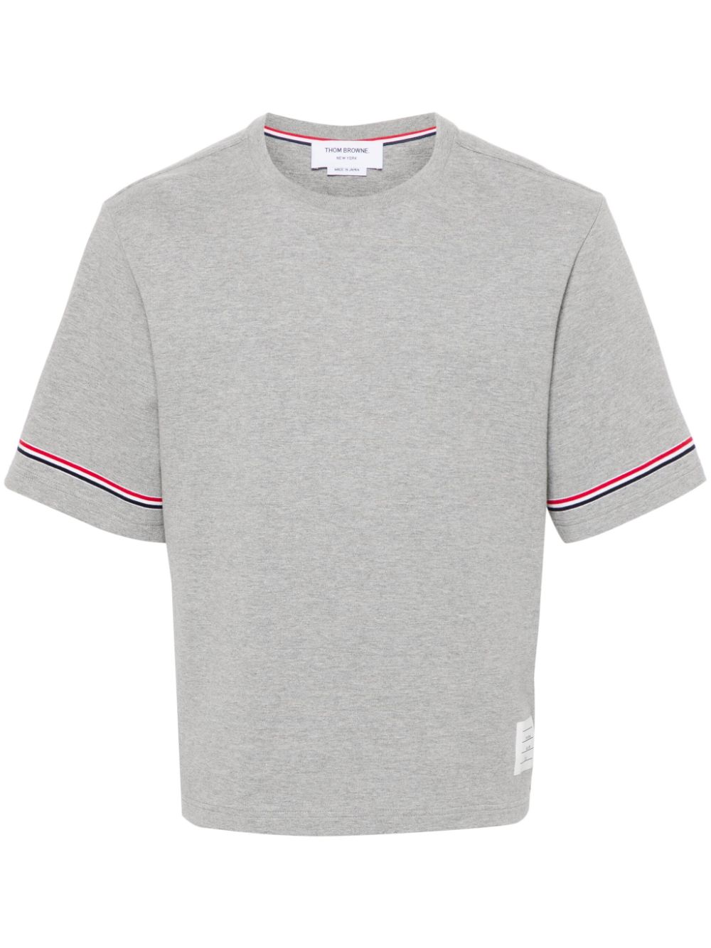 RWB-stripe cotton T-shirt