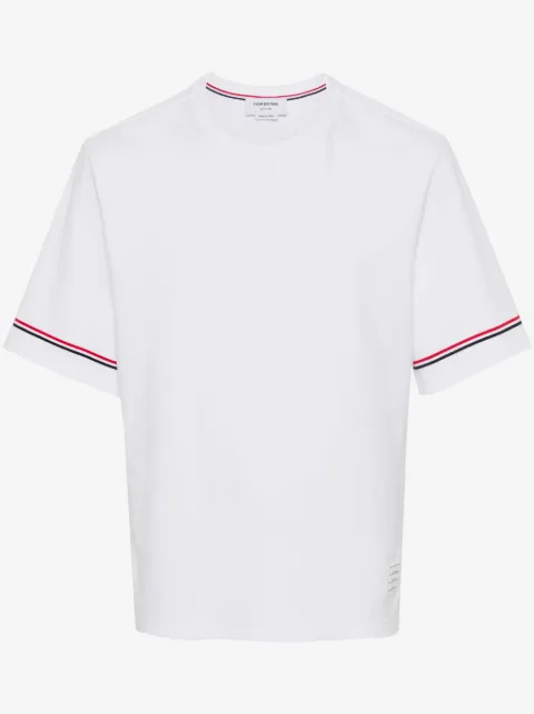 Thom Browne camisa con rayas RWB