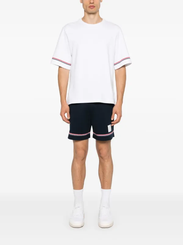 Thom Browne RWB ストライプ Tシャツ | ホワイト | FARFETCH JP