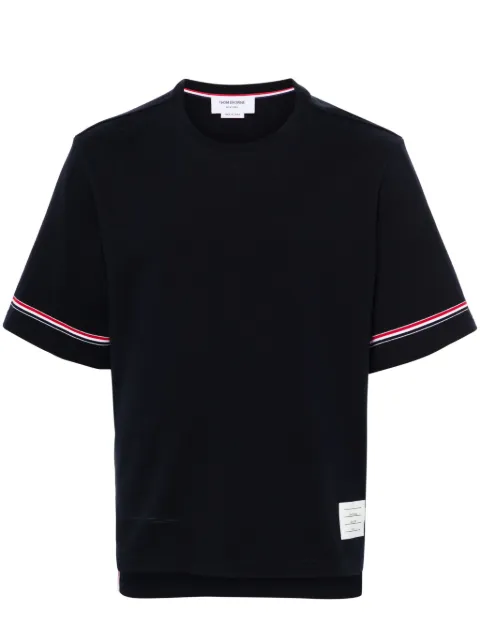 Thom Browne RWB-stripe cotton T-shirt