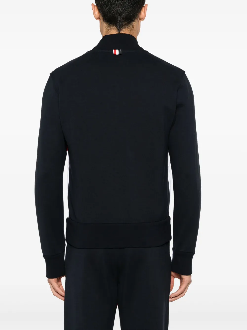 Thom Browne Bomberjack met vier strepen Wit