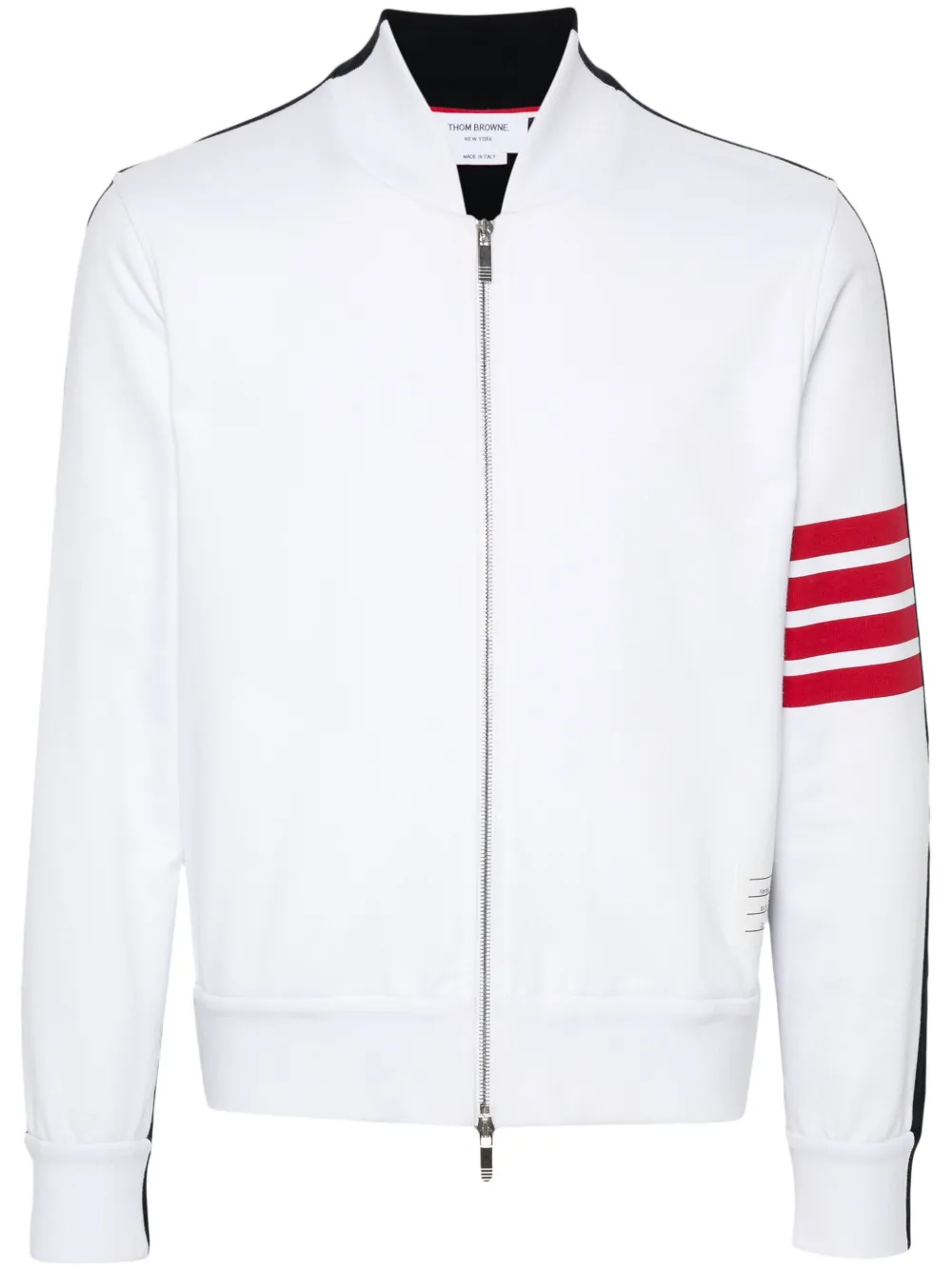 Thom Browne 4-Bar bomberjacka | vit | Image 1