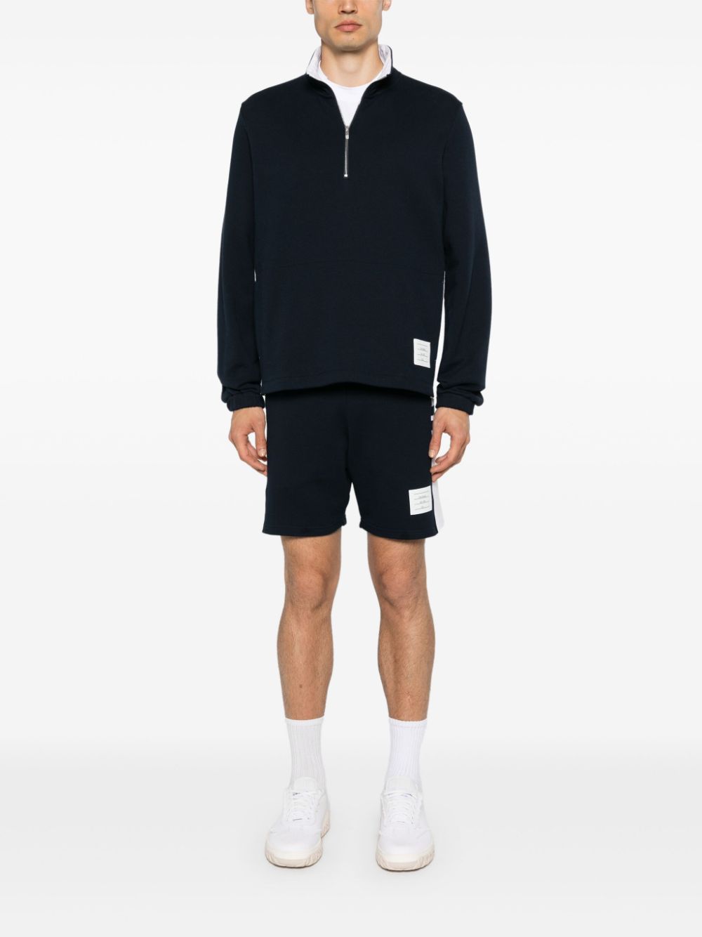 Thom Browne Sweater met trechterhals - Blauw