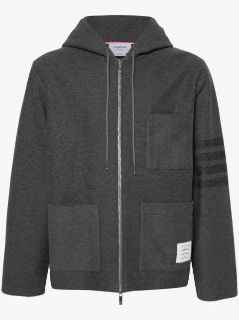 Thom Browne double face tech 4-bar jacket