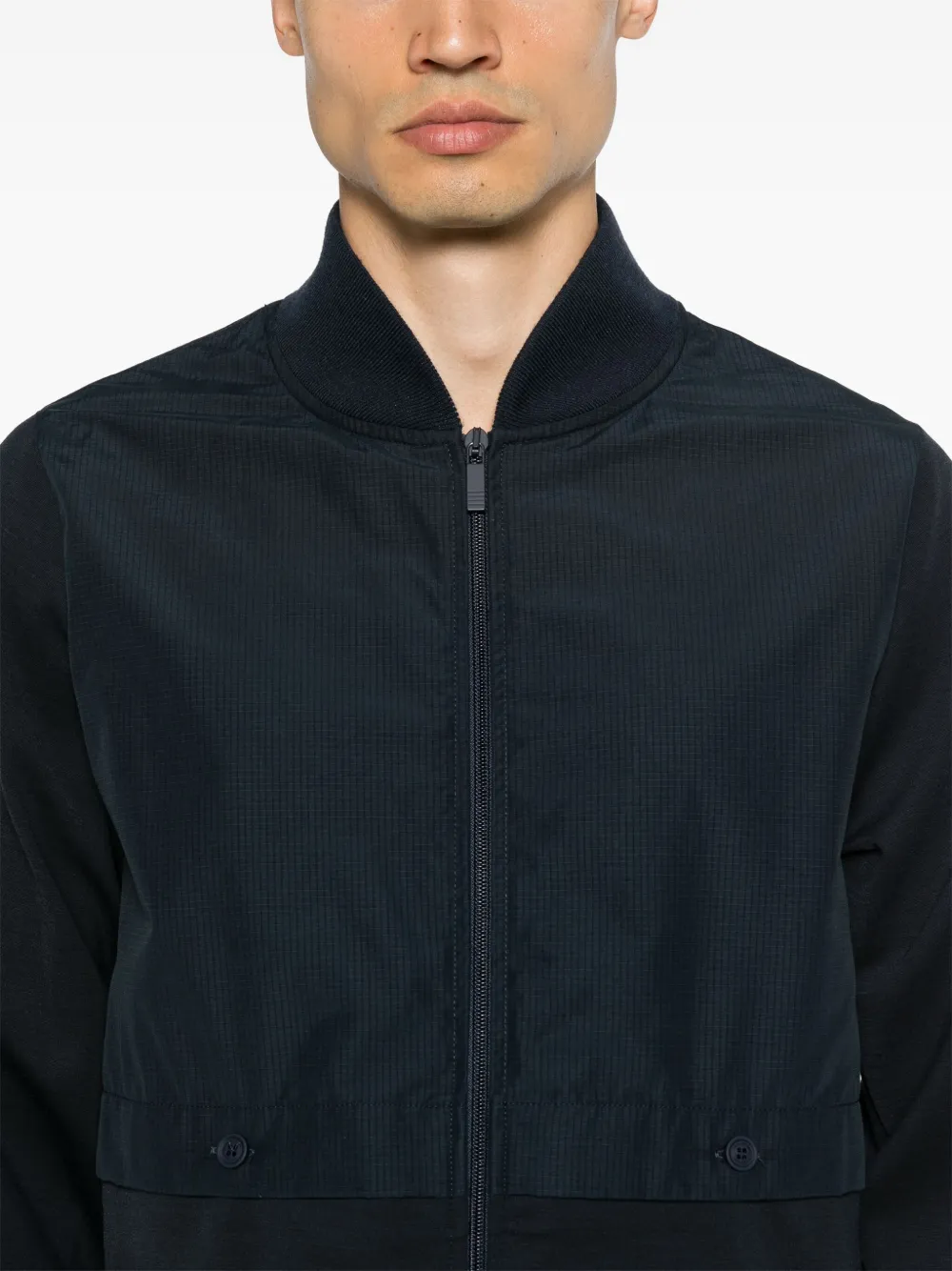 Thom Browne Gelaagd bomberjack Blauw