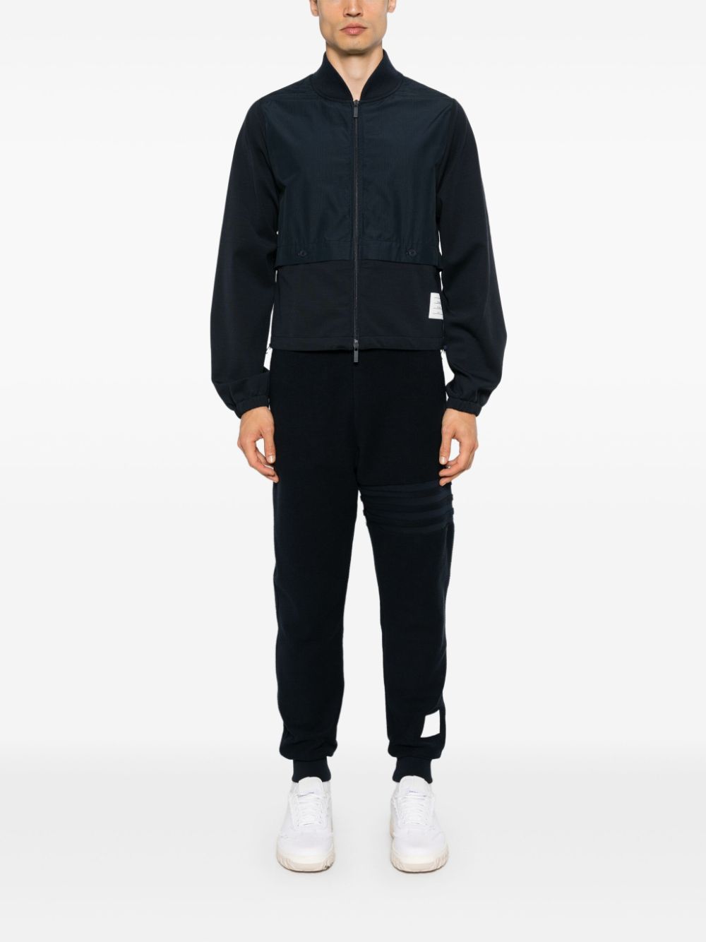 Thom Browne Gelaagd bomberjack - Blauw