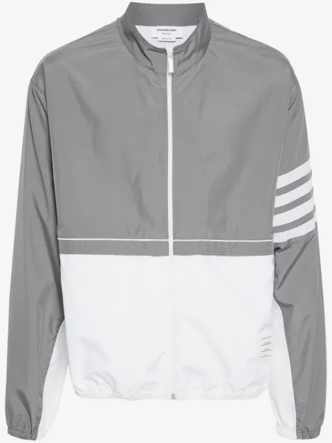 Thom Browne ripstop 4-Bar color block windbreaker